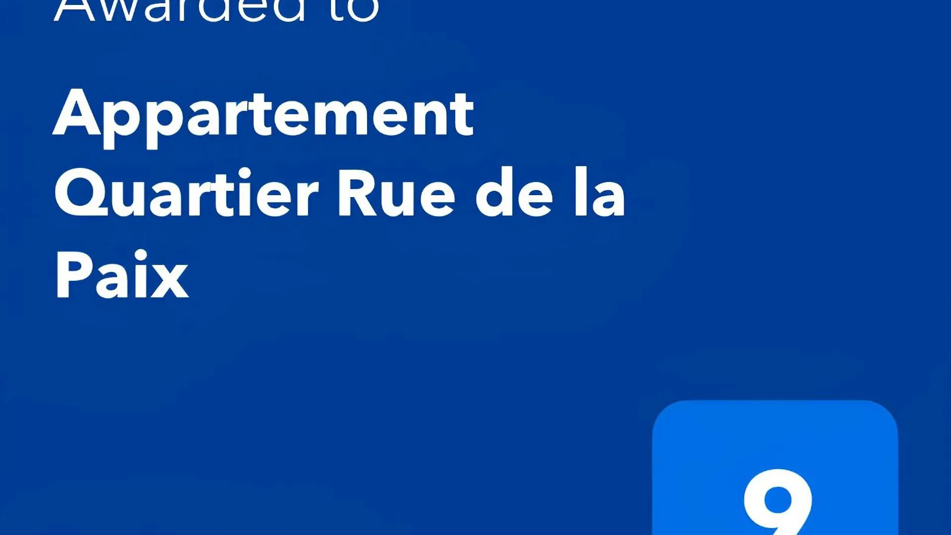 Quartier Rue De La Paix Free Netflix Lägenhet